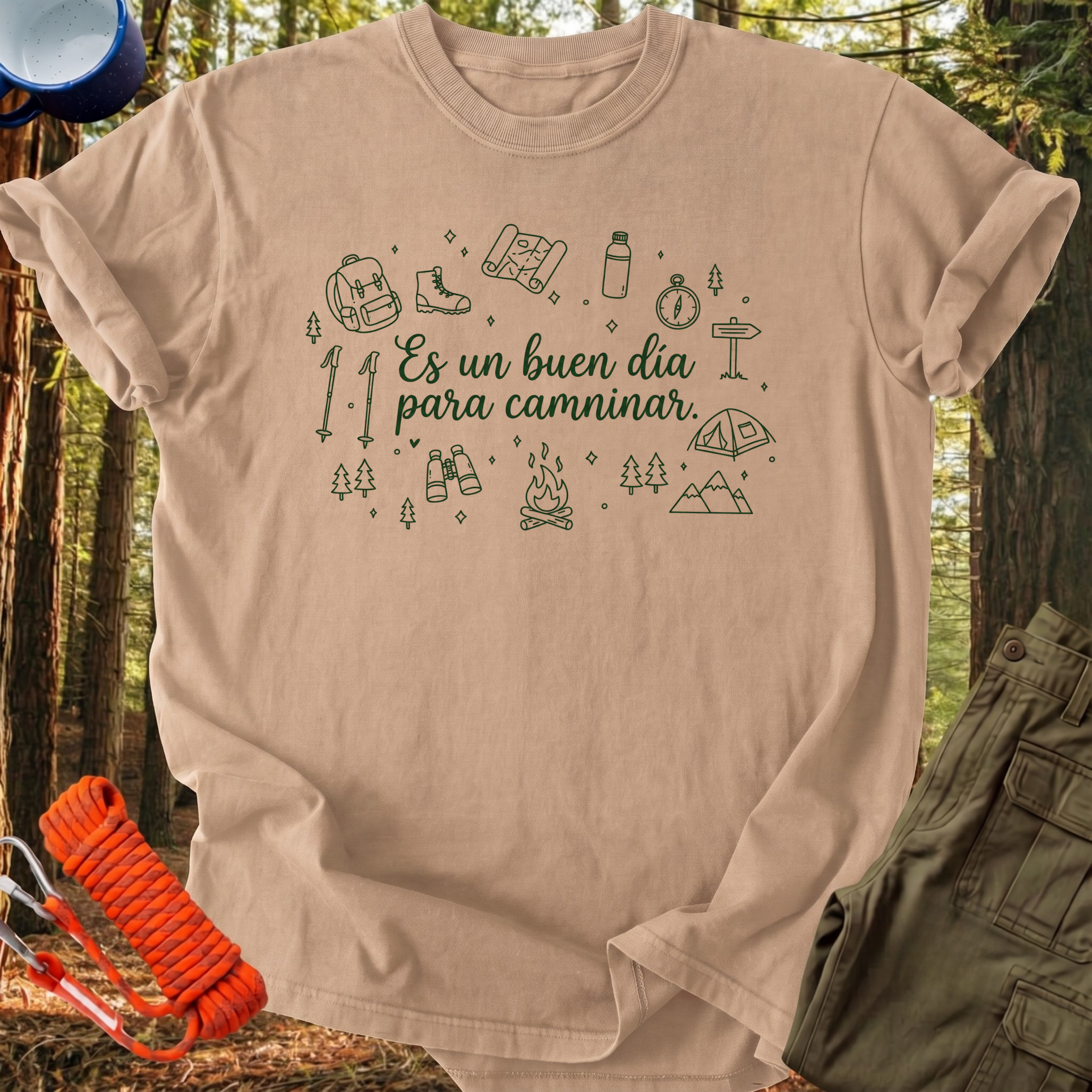 Camiseta Es un Buen dia Para Caminar