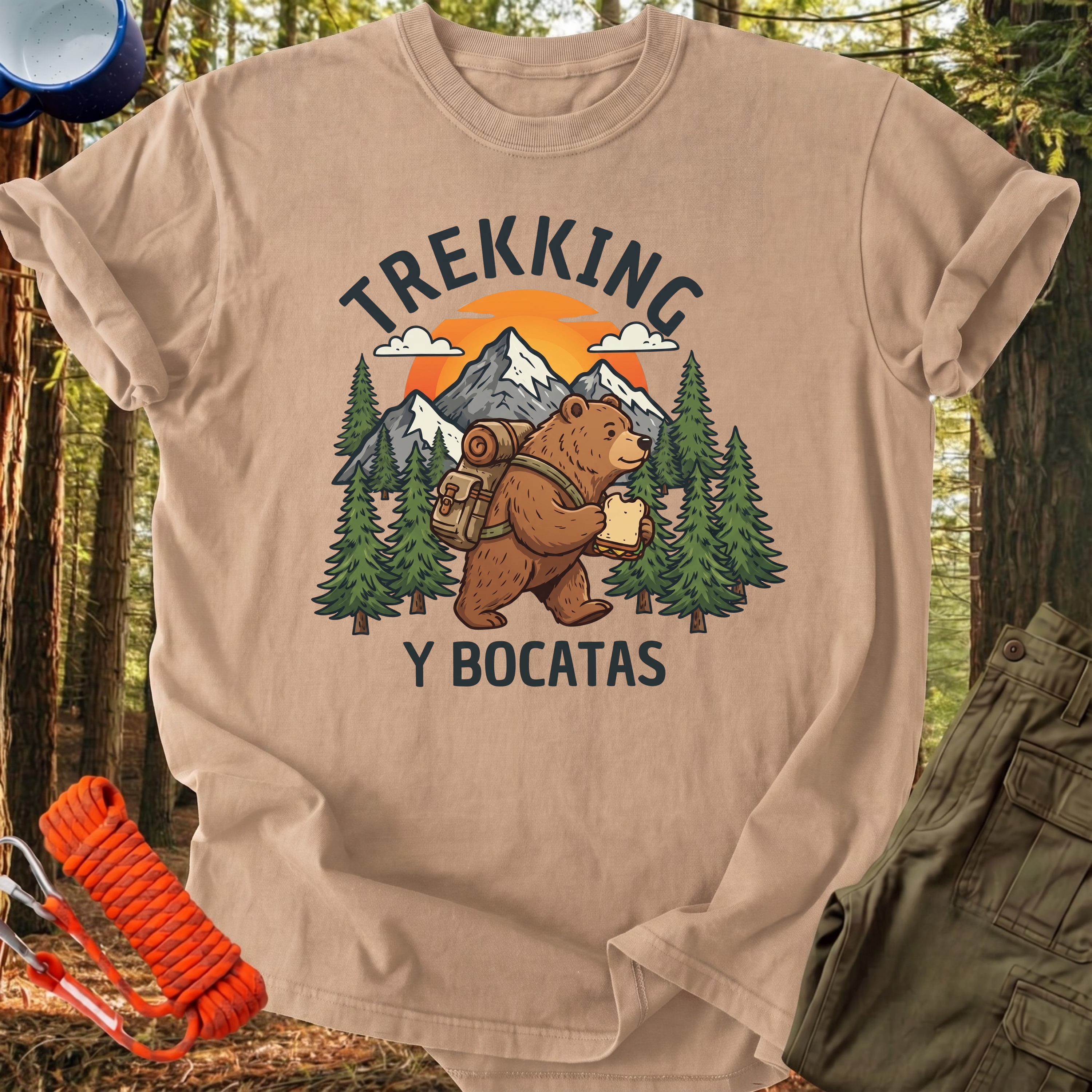 Camiseta Trekking y Bocatas