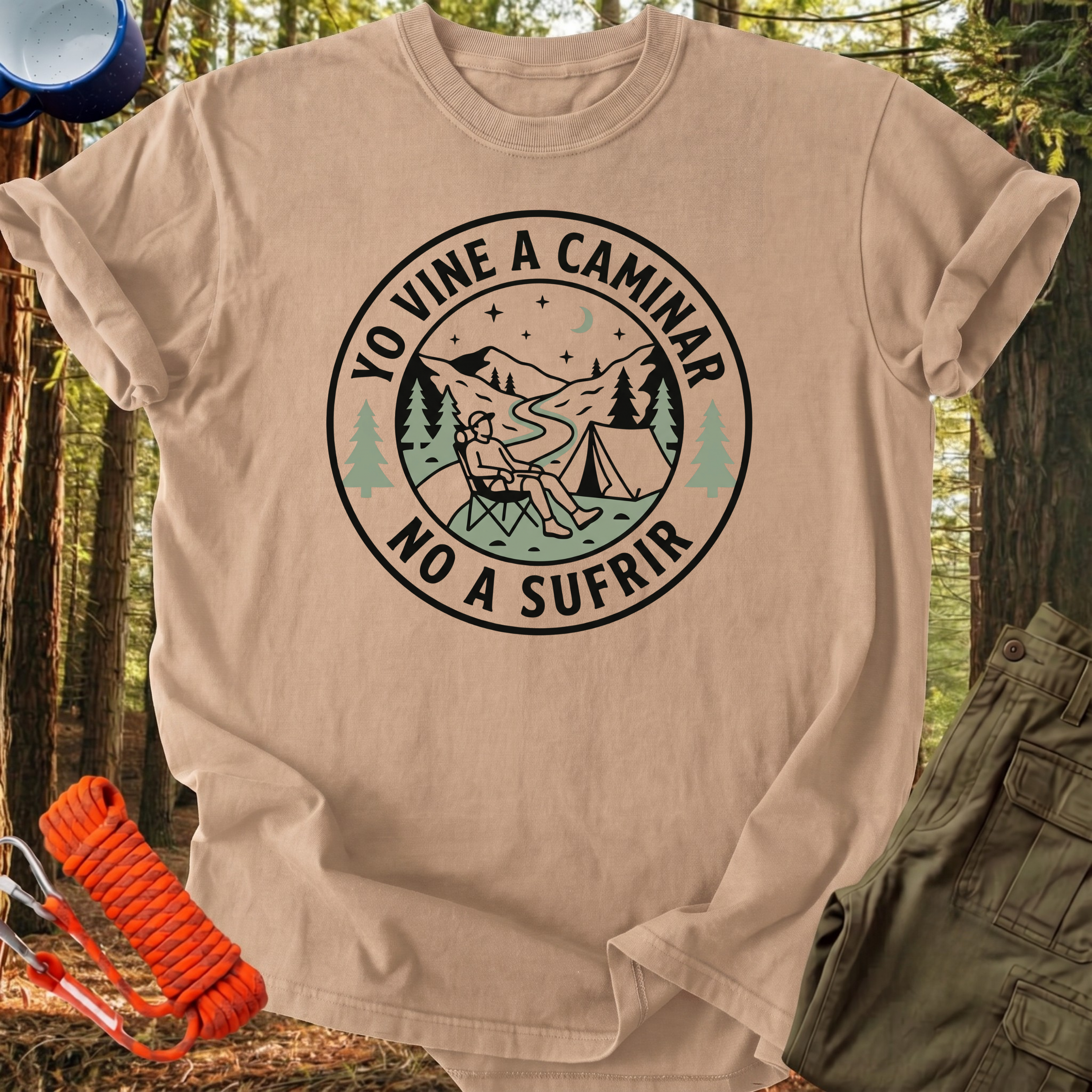 Camiseta Yo Vine a Caminar
