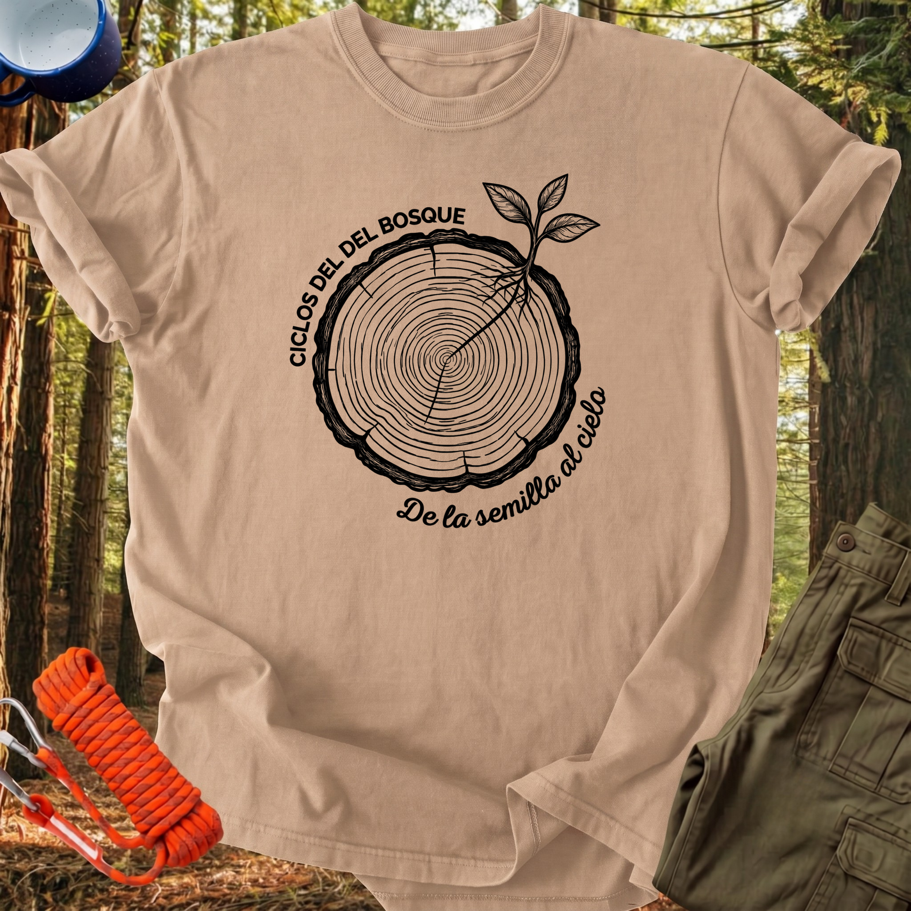 Camiseta De la Semilla Al Bosque