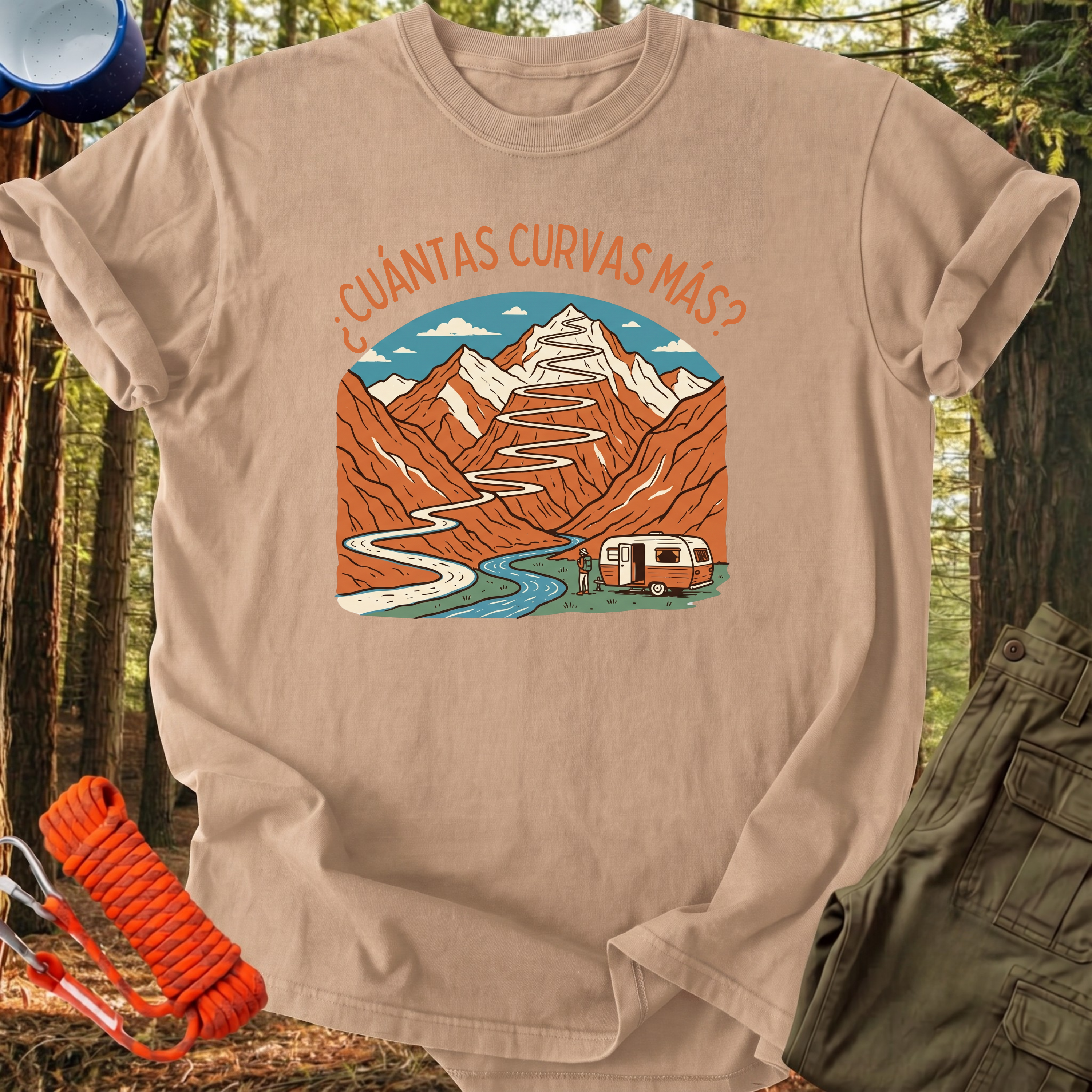 Camiseta ¿Cuántas Curvas Más?