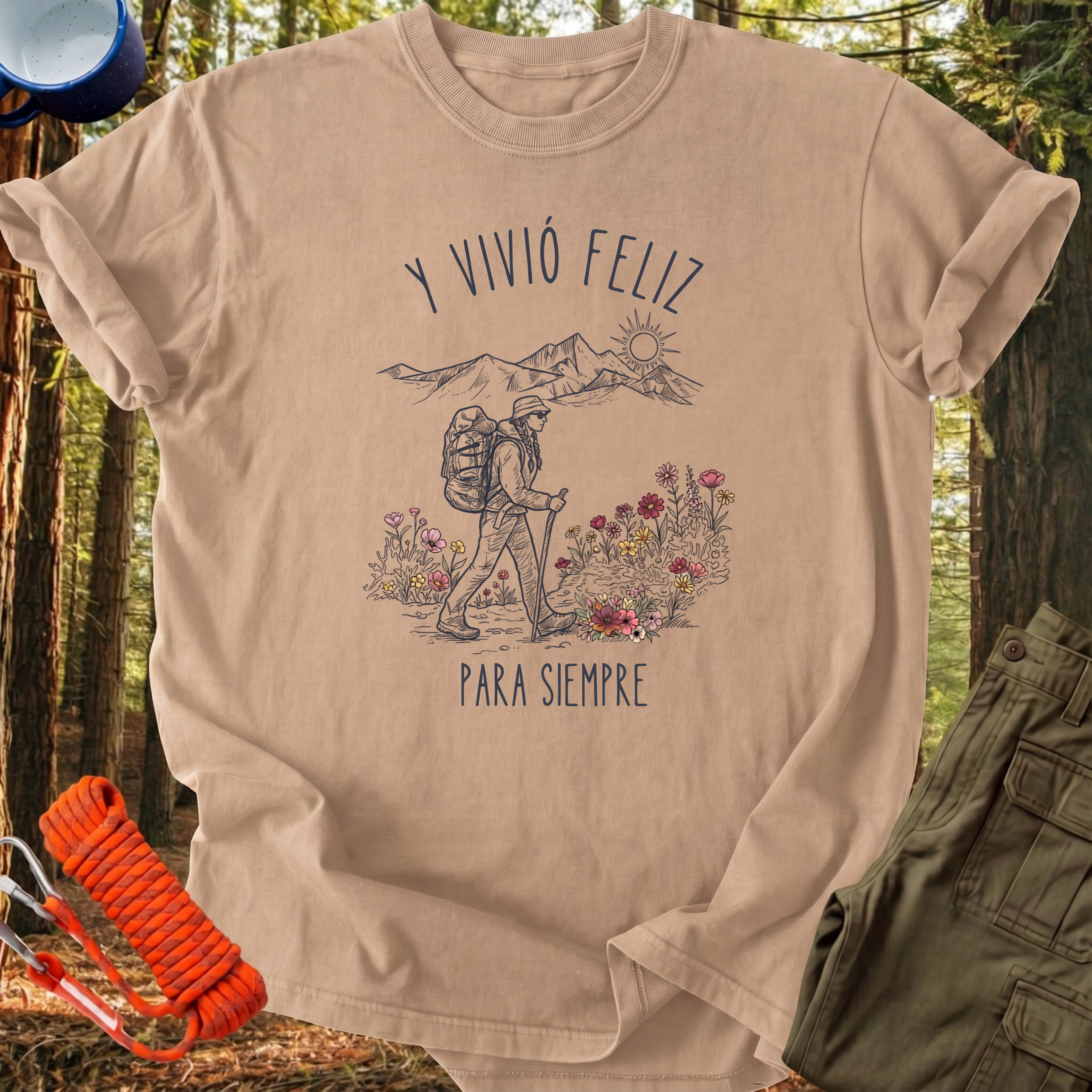 Camiseta Y Vivió Feliz