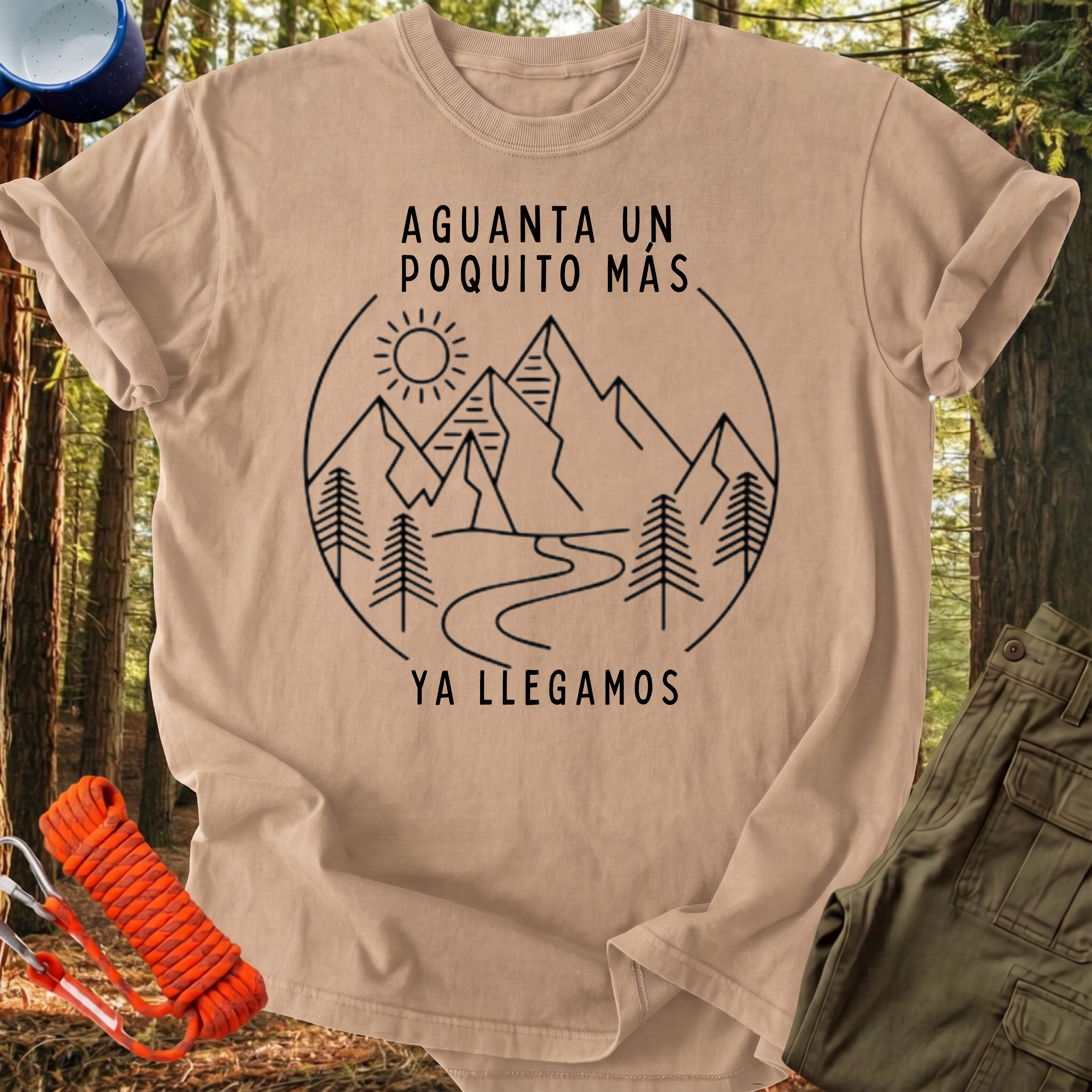 Camiseta Aguanta un poquito más